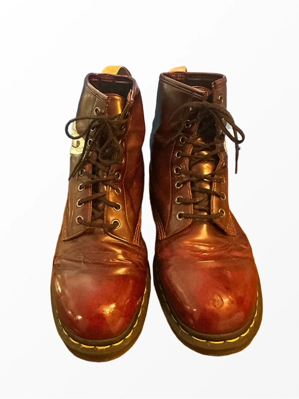 Dr. Martens 1460 Cherry Classic Vegan Leather Boots